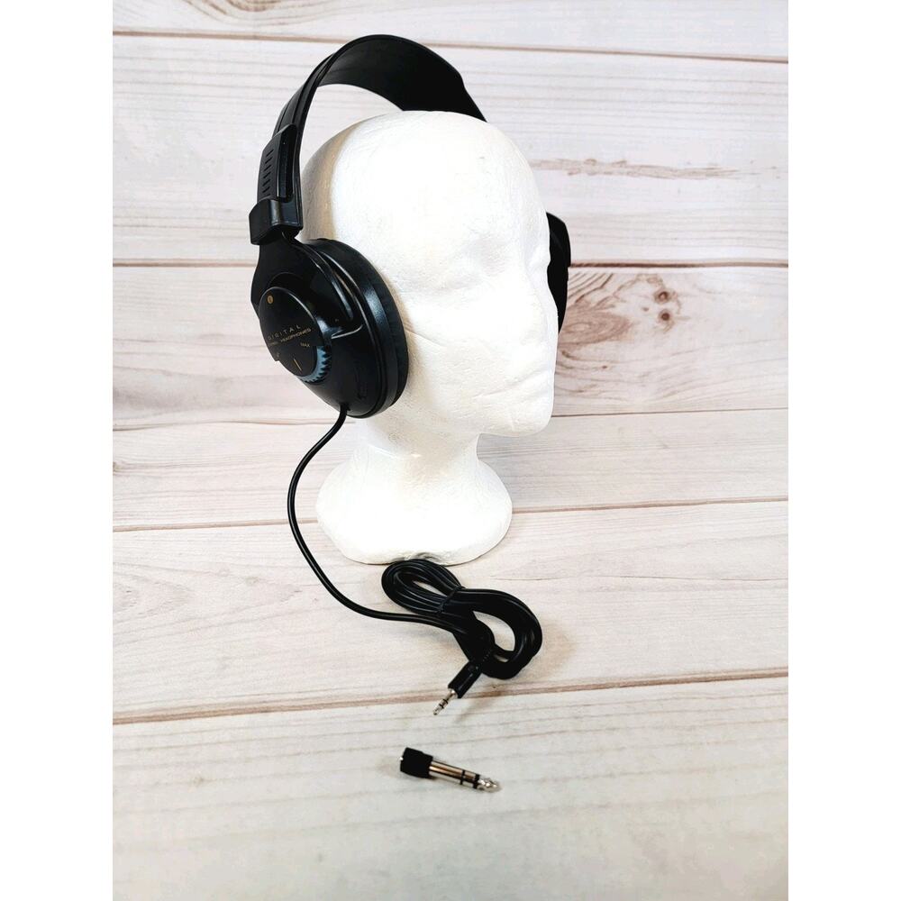 Vintage Digital Stereo Headphones Unbranded w/Volume Control NEW